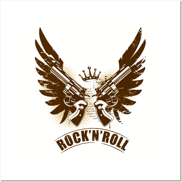 Rock N Roll Wall Art by Silemhaf